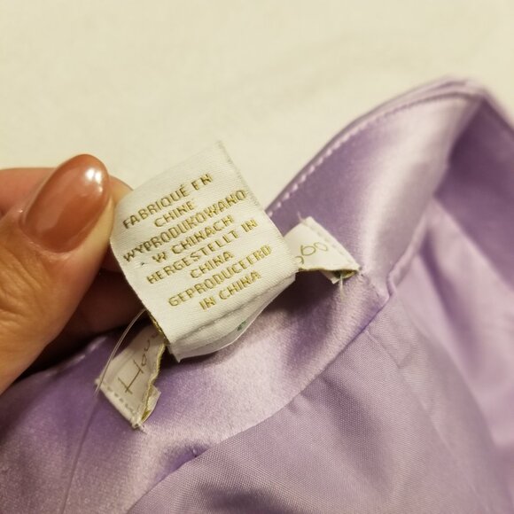 NWT Lavender Satin Mini Skirt X-Small Pastel Purple House of Harlow 1960 - Picture 9 of 13